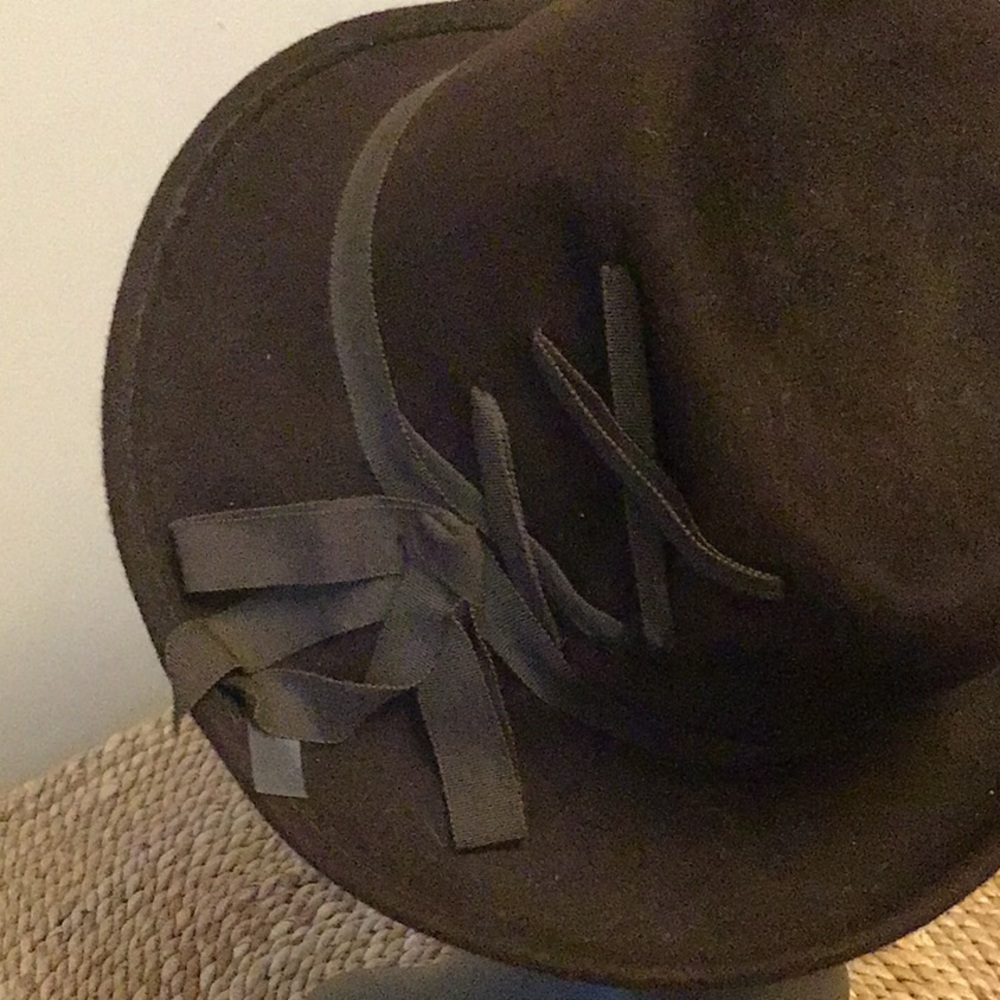 Gorgeous, chocolate, brown vintage wool hat, TNL, beautiful condition - Picture 4 of 7